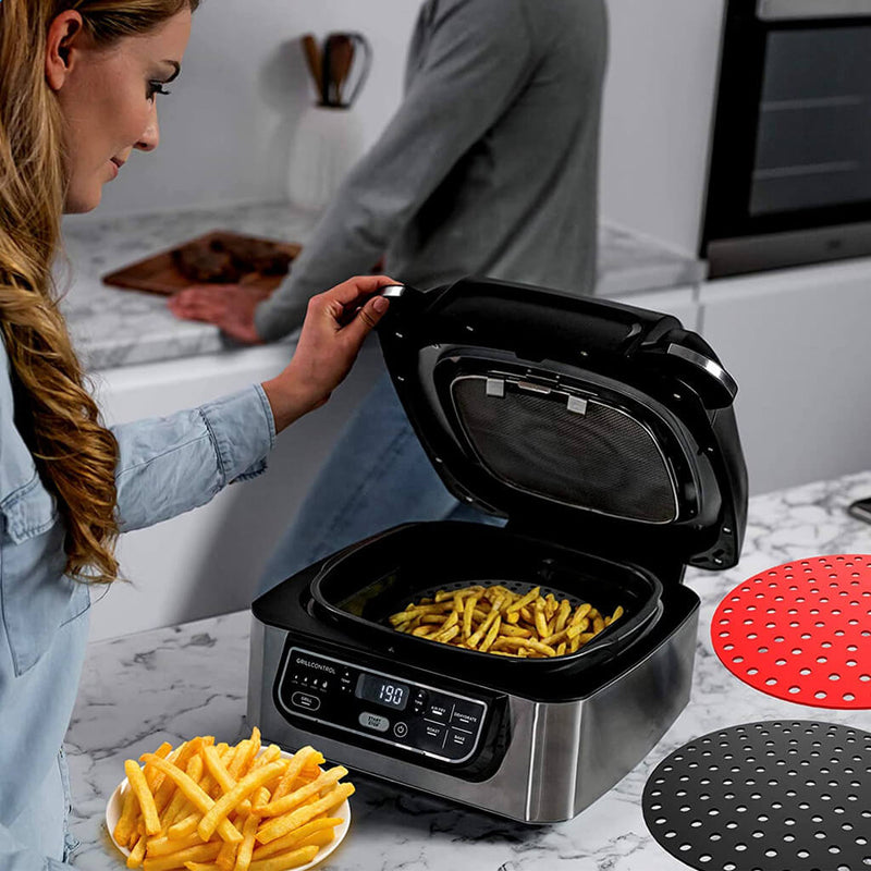 Air Fryer Liners Non Stick Reusable Round Silicone Airfryer Accessories