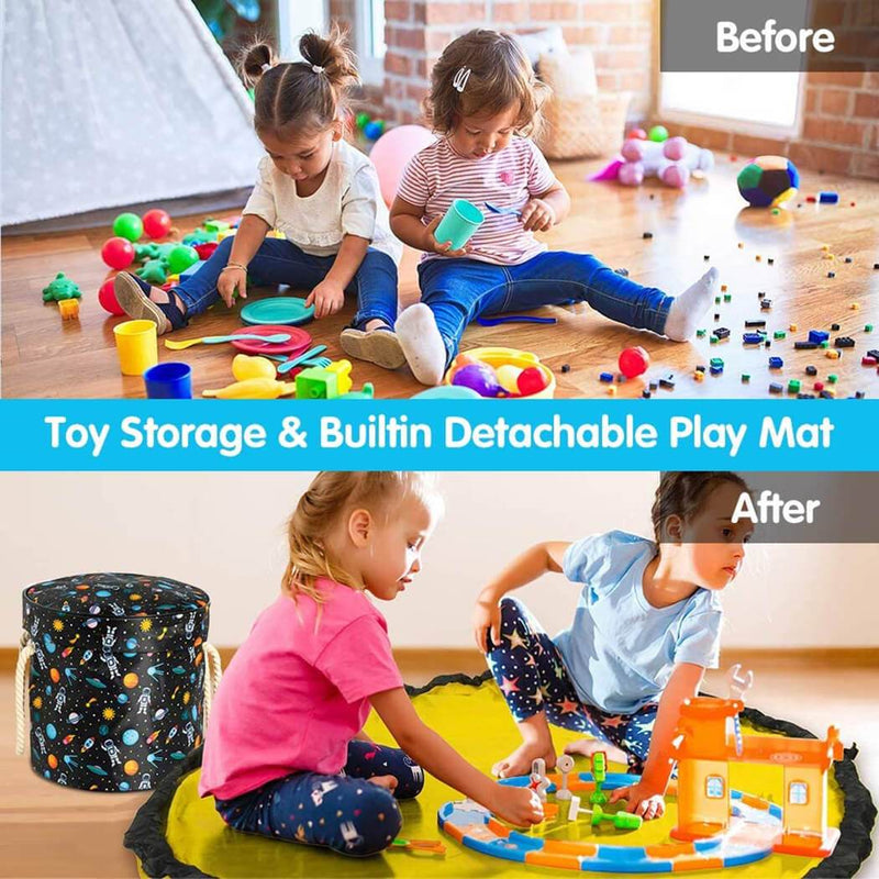 Large Play Mat and Toy Storage Organizer Baskets - Mangata