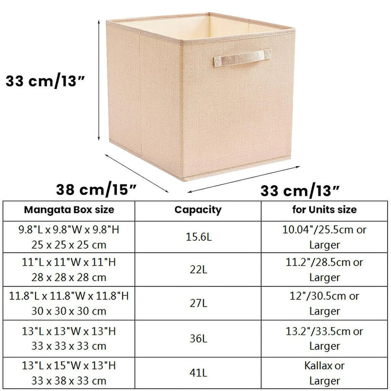 Storage Boxes 33x38x33 Mangata
