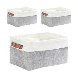 Versatile storage baskets Grey White mangata