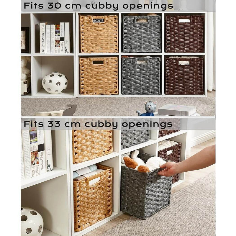 rattan storage Cube Boxe for  kitchens espresso mangata