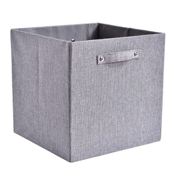 33x33x33 cm Cube Aufbewahrungsboxen Karton für Kallax Regale Grau