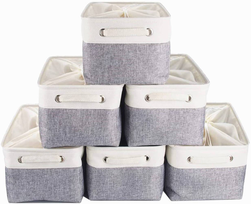 Fabric Storage Box | Mangata Large Canvas Storage Baskets for Cupboards ...