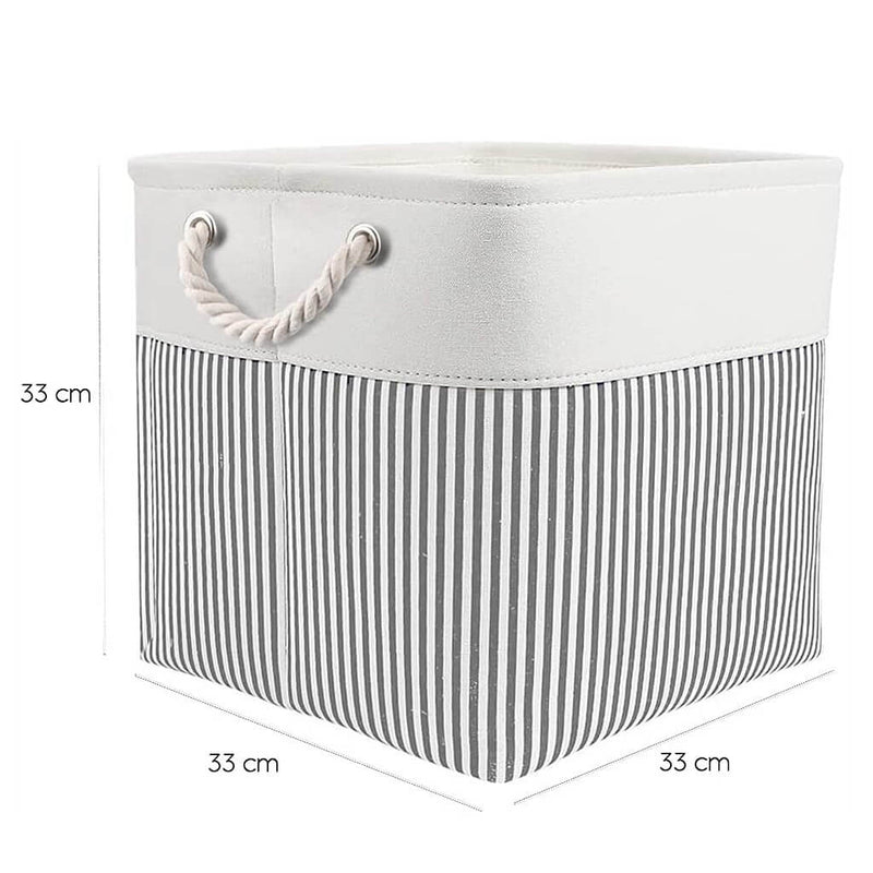 cube storage unit for ikea kallax white grey stripe