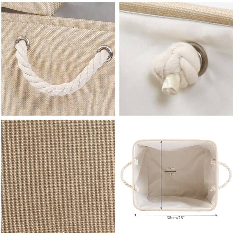foldable fabric boxes for organizing blanket