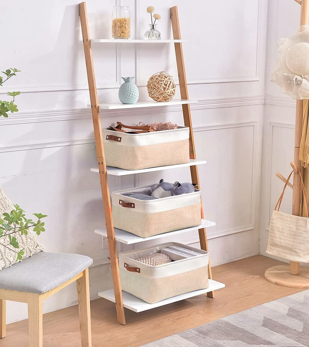 Set of 3 Foldable Fabric Storage Box Mangata