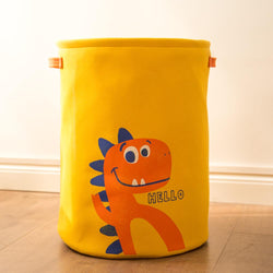 Wäschekorb Yellow Hamper Dinosaurierkorb für Kinder - Mangata