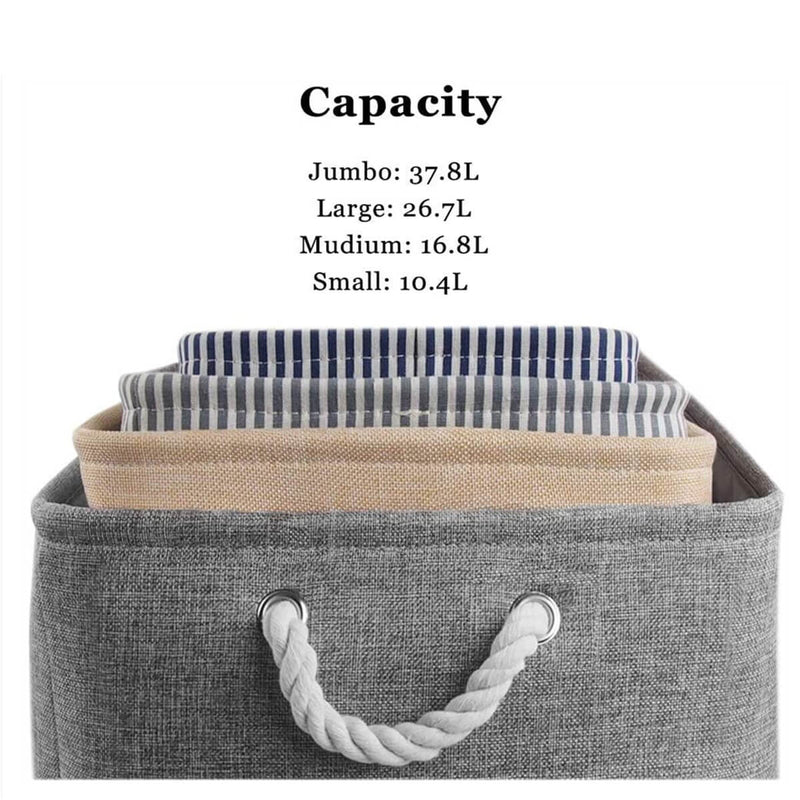 Medium Open Storage Baskets 3 Pack - 36 x 26 x 18CM - Mangata