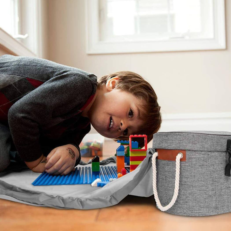 Portable Large Play Mat and Toy Storage Organizer Baskets - Mangata