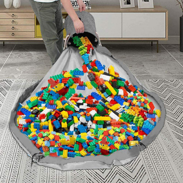 Portable Large Play Mat and Toy Storage Organizer Baskets - Mangata