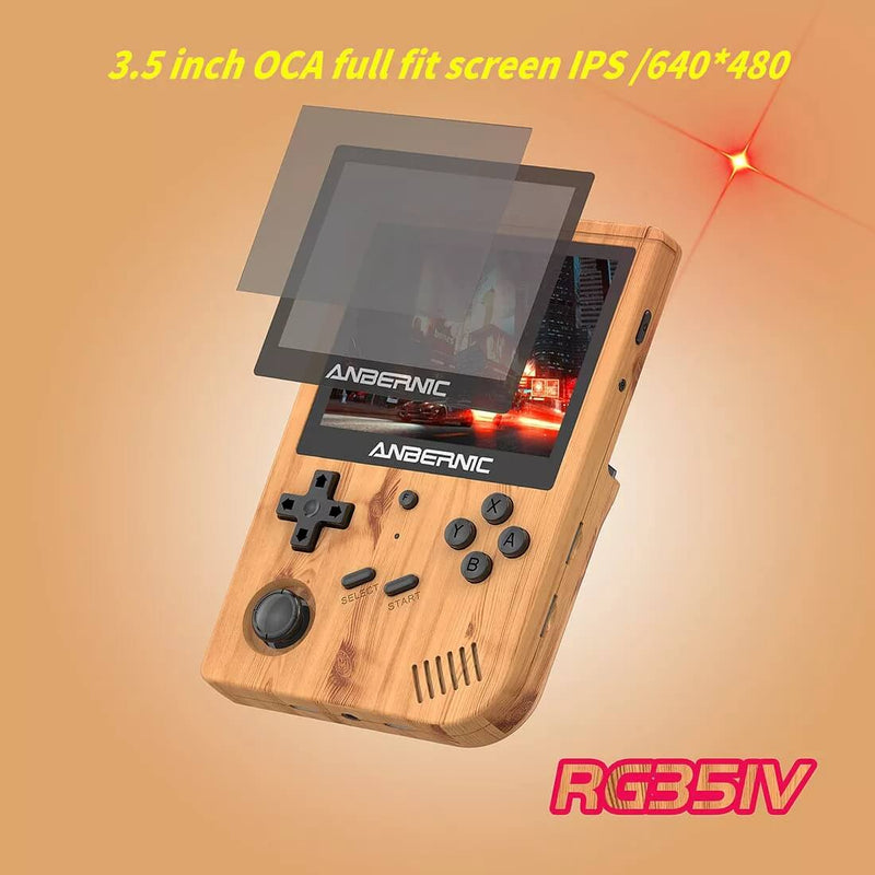 RG351V Handheld 32GB TF Card 5433 Games Retro Emulation Game Console WiFi Function 3.5-Inch - Mangata