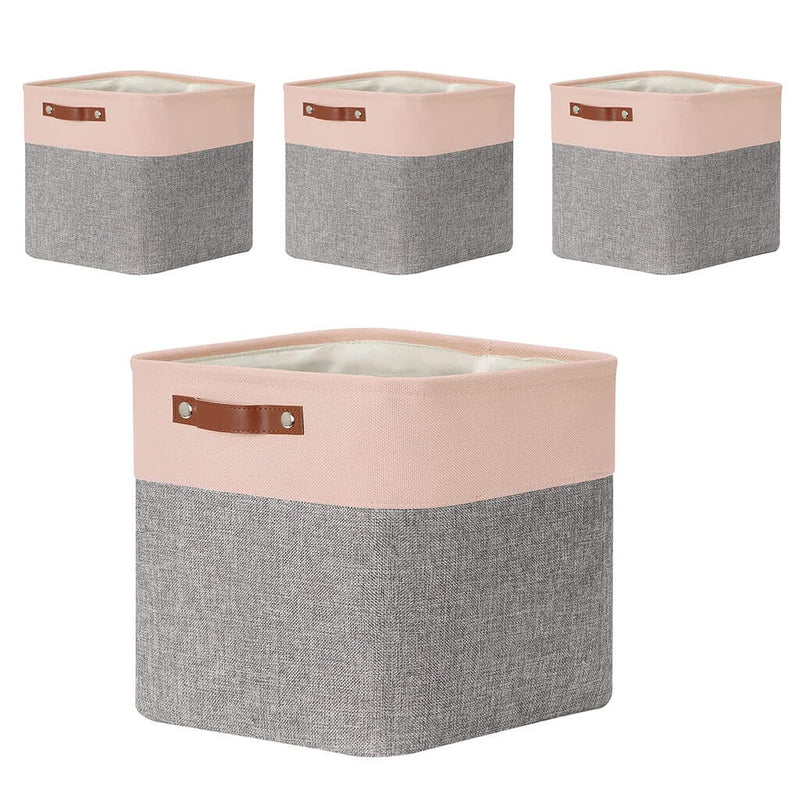 Large Foldable Cubes Pink 33x38x33 CM