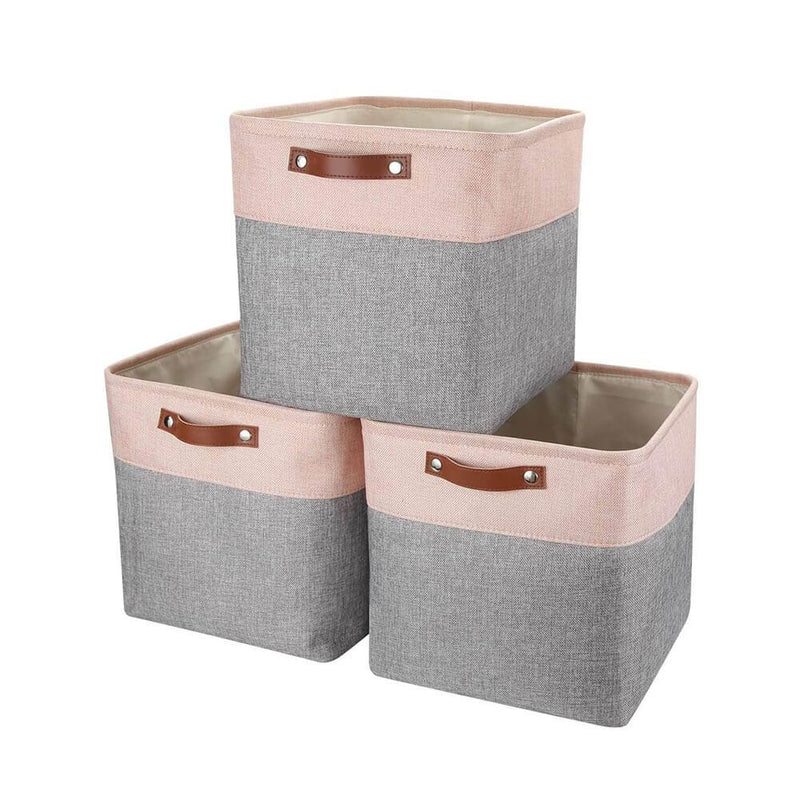 Storage Cubes Boxes 33cm Set of 3 (33 * 33 * 33cm) - Mangata