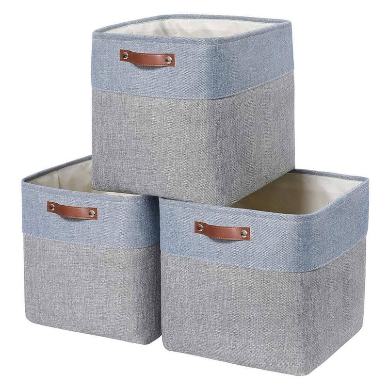 Storage Cubes Boxes 33cm Set of 3 (33 * 33 * 33cm) - Mangata