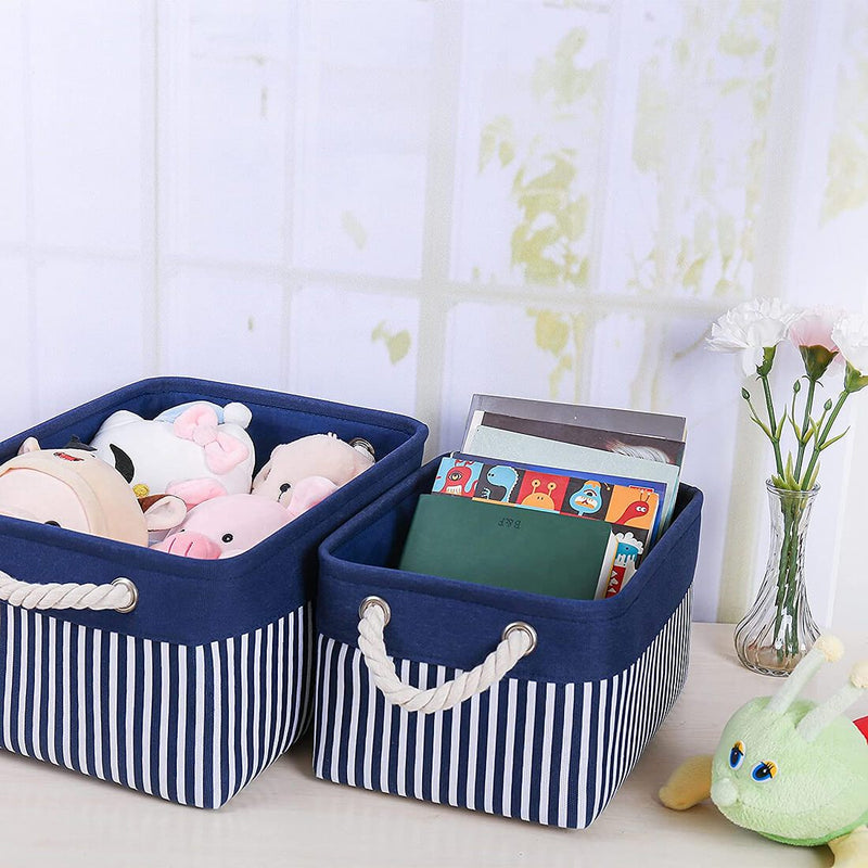 Baby Kids Foldable Washable Fabric Basket Bin Box Cube Storage